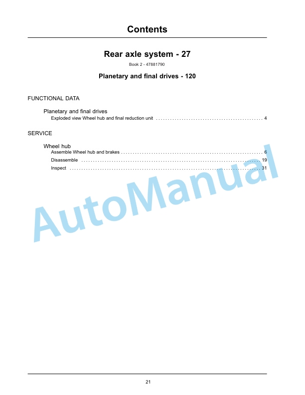 New Holland U80C Tier 4B Final Tractor Loader Service Manual 47881796 3 New Holland U80C Tier 4B Final Tractor Loader Service Manual 47881796-3