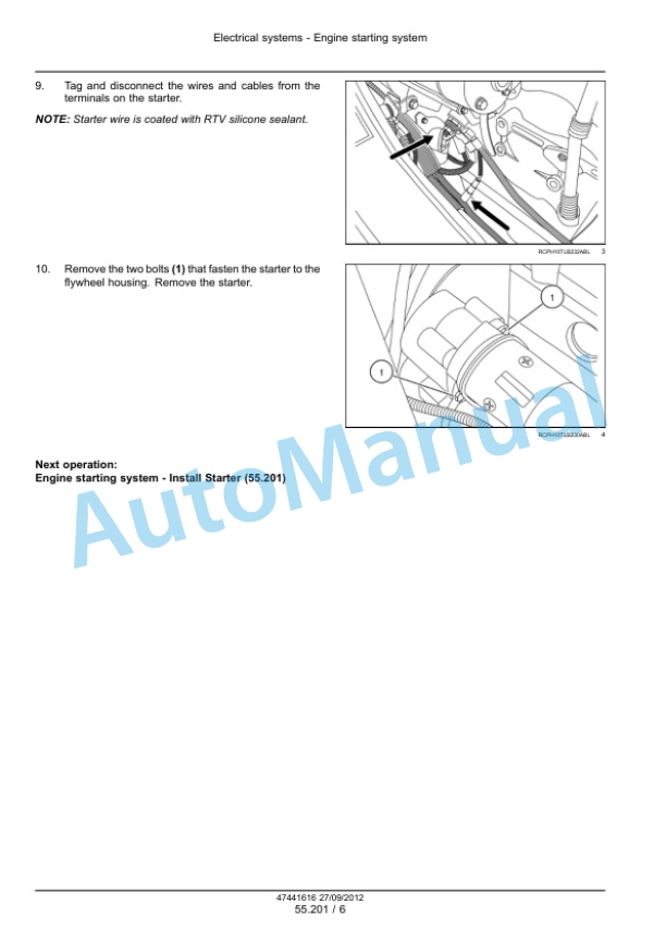New Holland U80C Wheel Service Manual 47447775 4 New Holland U80C Wheel Service Manual 47447775-4