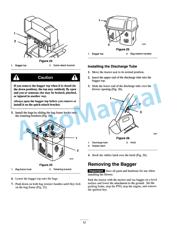 New Holland Vac Bagger Operation and Maintenance Manual 86629396 4 New Holland Vac Bagger Operation and Maintenance Manual 86629396-4