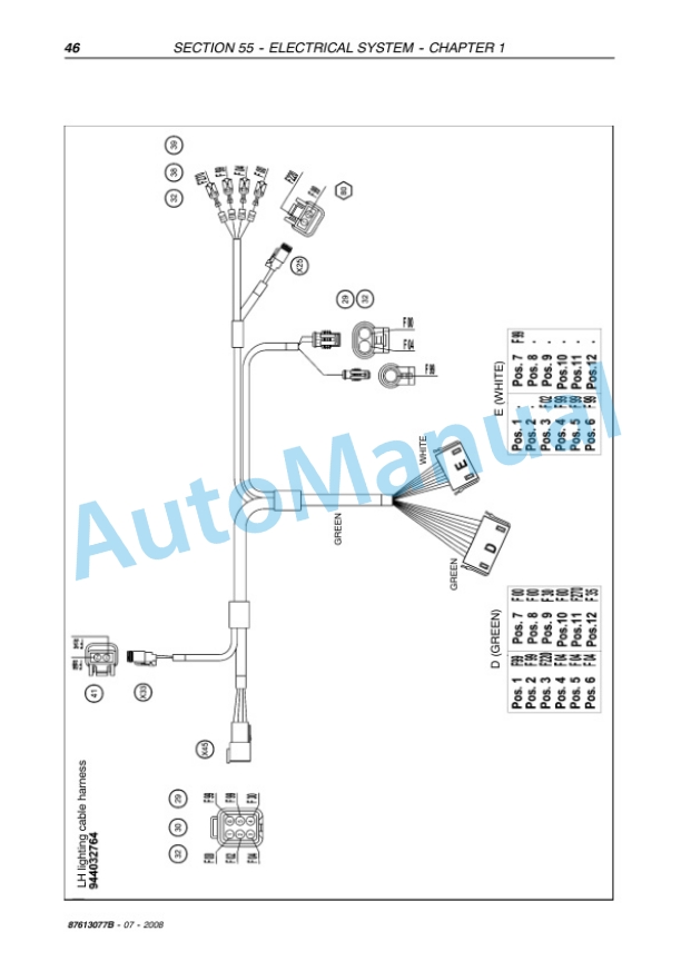 New Holland VM3080, VL5060, VL5070, VL5080 Repair Manual 87613077B 4 New Holland VM3080, VL5060, VL5070, VL5080 Repair Manual 87613077B-4