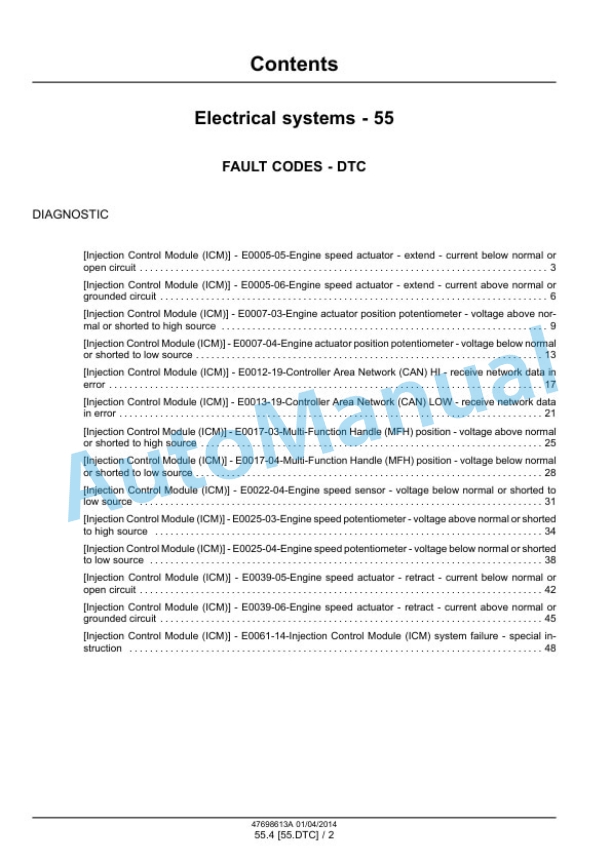 New Holland VM3080Plus, VM3090Plus, VL5060Plus, VL5080Plus, VL5090Plus Grape Harvester Service Manual 47698613A 4 New Holland VM3080Plus, VM3090Plus, VL5060Plus, VL5080Plus, VL5090Plus Grape Harvester Service Manual 47698613A-4