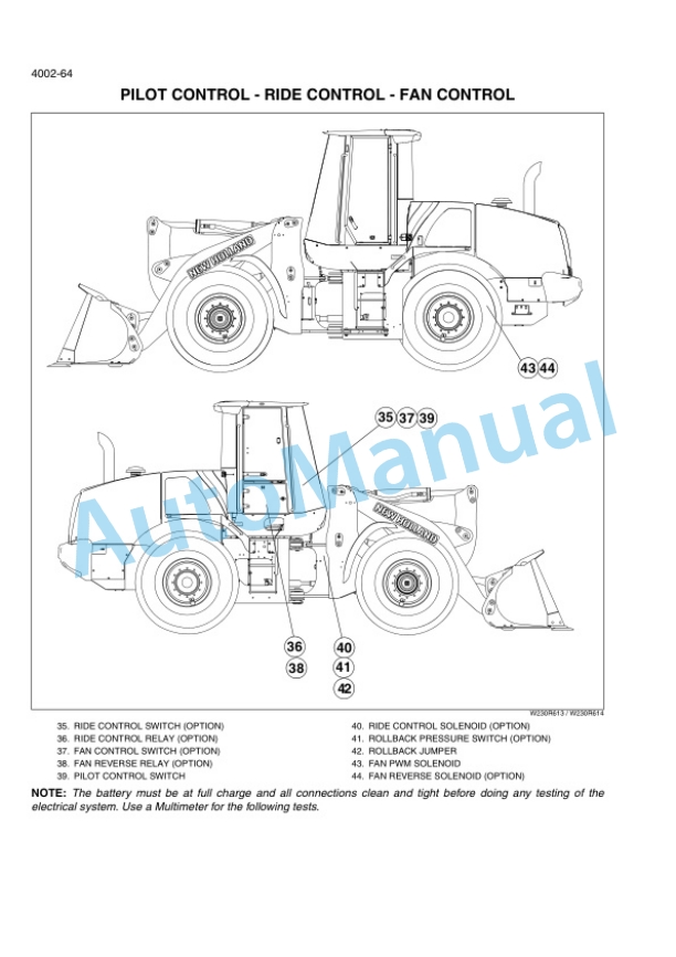 New Holland W110C Tier 4 Wheel Loader Service Manual 84581910B 2 New Holland W110C Tier 4 Wheel Loader Service Manual 84581910B-2