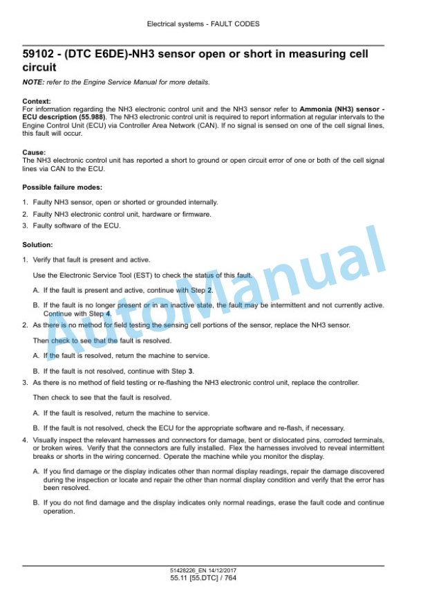New Holland W110D Stage IV Wheel Loader Service Manual 51428226 5 New Holland W110D Stage IV Wheel Loader Service Manual 51428226 - Image 5