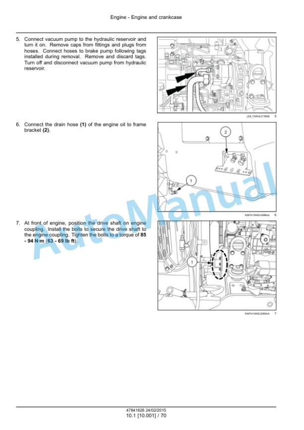 New Holland W130C, W170C Tier 4B Final Wheel Loader Service Manual 47865316 3 New Holland W130C, W170C Tier 4B Final Wheel Loader Service Manual 47865316-3