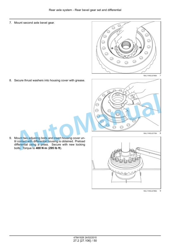 New Holland W130C, W170C Tier 4B Final Wheel Loader Service Manual 47865318 4 New Holland W130C, W170C Tier 4B Final Wheel Loader Service Manual 47865318 - Image 4