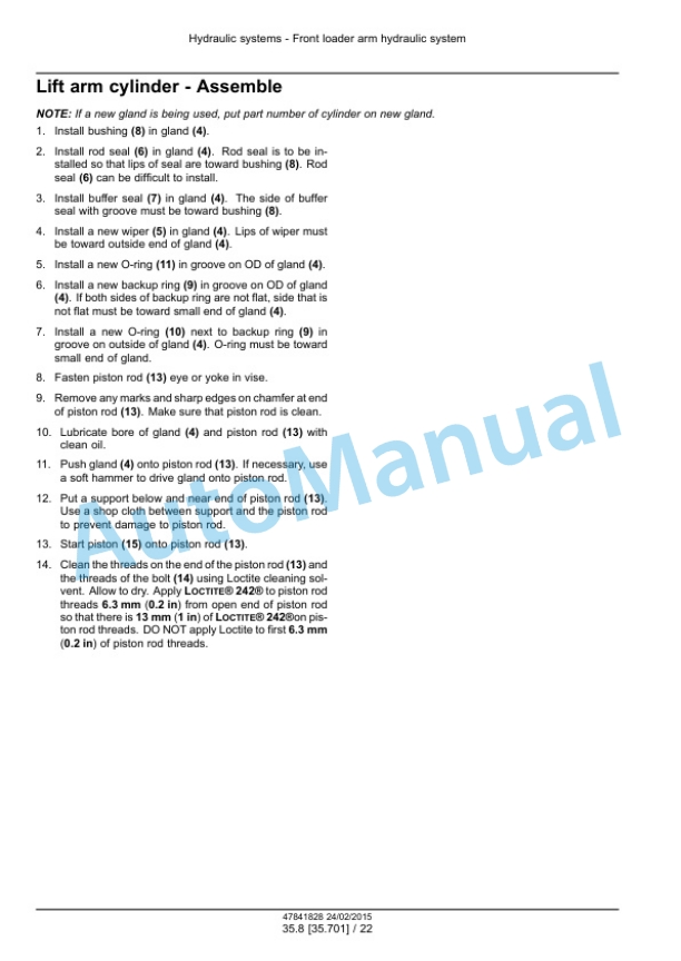 New Holland W130C, W170C Tier 4B Final Wheel Loader Service Manual 47865319 3 New Holland W130C, W170C Tier 4B Final Wheel Loader Service Manual 47865319 - Image 3
