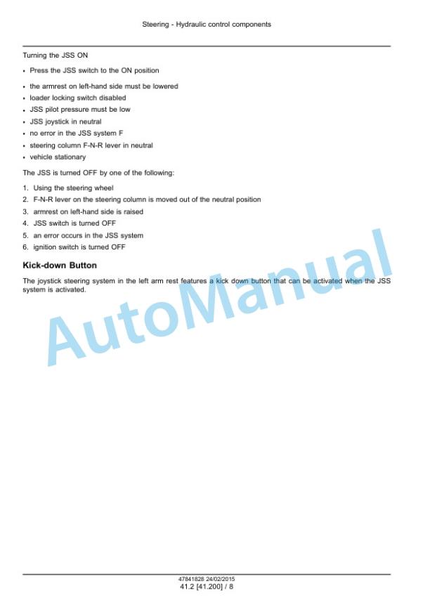 New Holland W130C, W170C Tier 4B Final Wheel Loader Service Manual 47865319 4 New Holland W130C, W170C Tier 4B Final Wheel Loader Service Manual 47865319 - Image 4