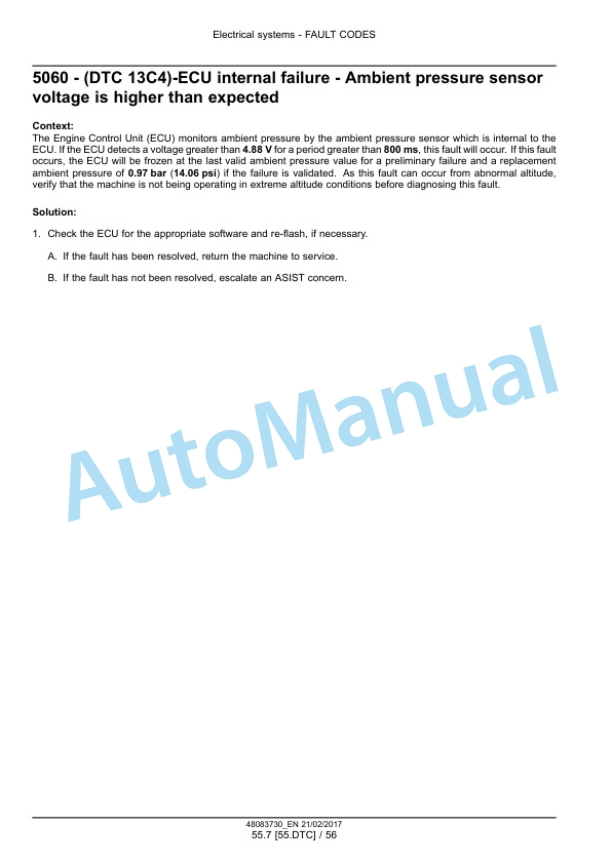 New Holland W130D, W170D Stage IV Wheel Loader Service Manual 48083730 4 New Holland W130D, W170D Stage IV Wheel Loader Service Manual 48083730 - Image 4
