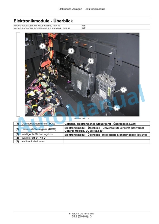 New Holland W130D, W170D Stage IV Wheel Loader Service Manual 51428253 GER 4 New Holland W130D, W170D Stage IV Wheel Loader Service Manual 51428253 GER - Image 4