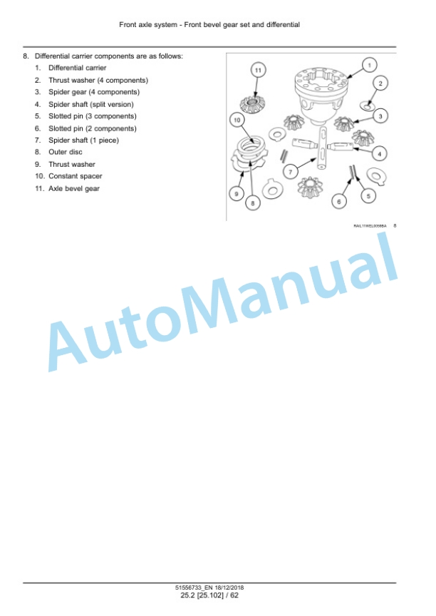 Alternative view of New Holland W130D, W170D Stage IV Wheel Loader Service Manual 51556733