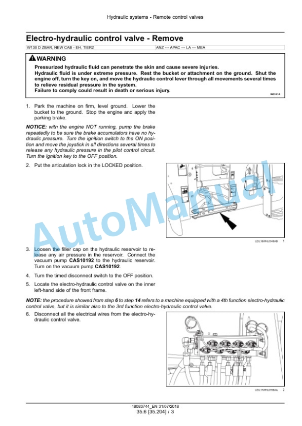 New Holland W130D, W170D Tier 2 Wheel Loader Service Manual 48083744 3 New Holland W130D, W170D Tier 2 Wheel Loader Service Manual 48083744 - Image 3