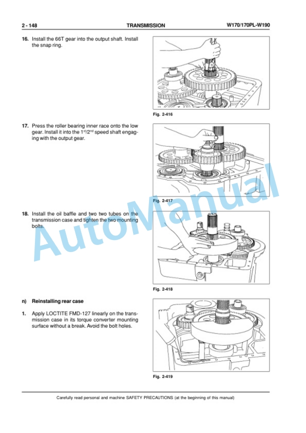 New Holland W170, W170PL, W190 Wheel Loader Service Manual 6040224201EN 3 New Holland W170, W170PL, W190 Wheel Loader Service Manual 6040224201EN - Image 3