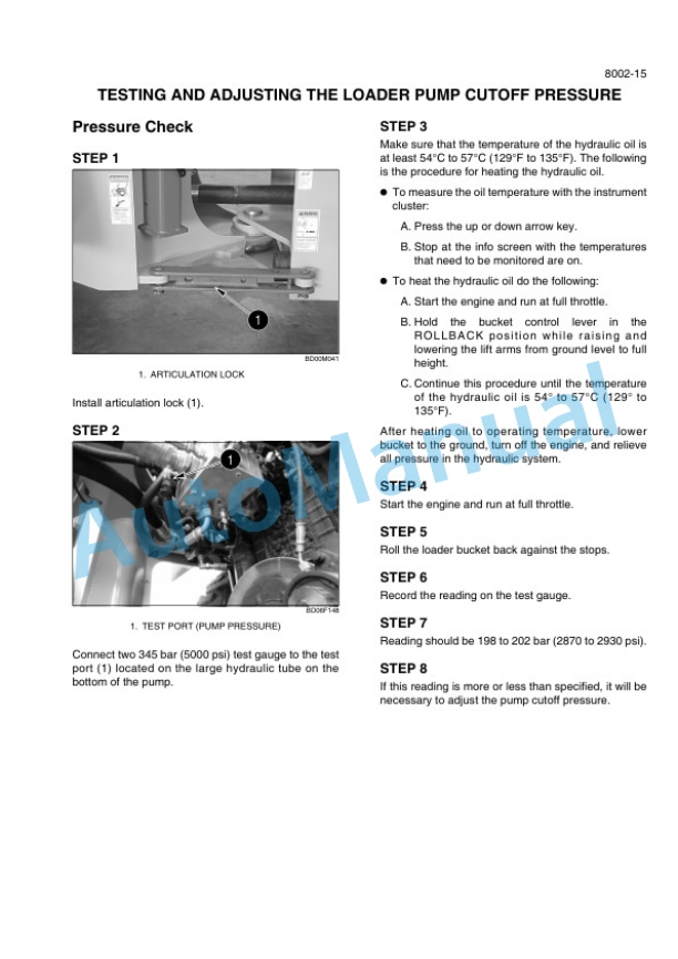 New Holland W170C Wheel Loader Service Manual 47373612B 5 New Holland W170C Wheel Loader Service Manual 47373612B-5