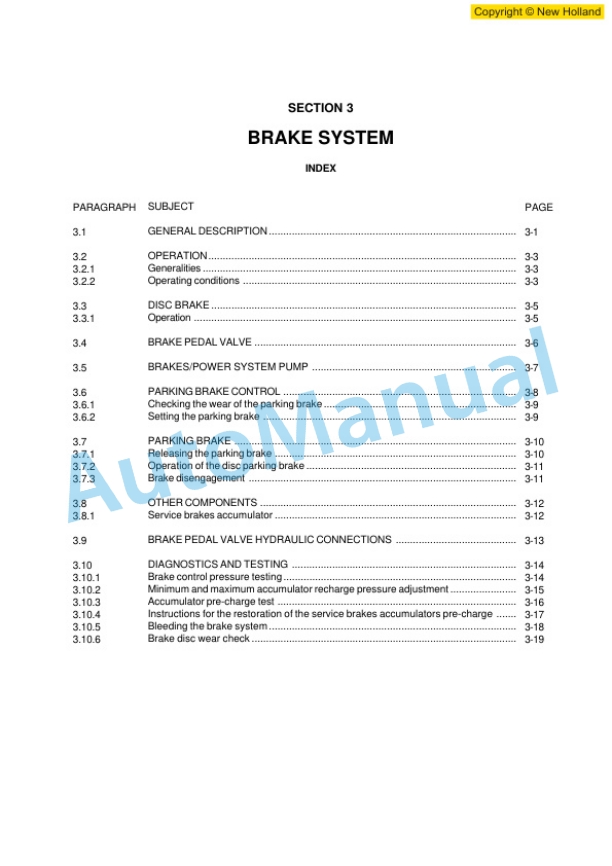 New Holland W190 Wheel Loader Workshop Manual 6041350201 4 New Holland W190 Wheel Loader Workshop Manual 6041350201-4