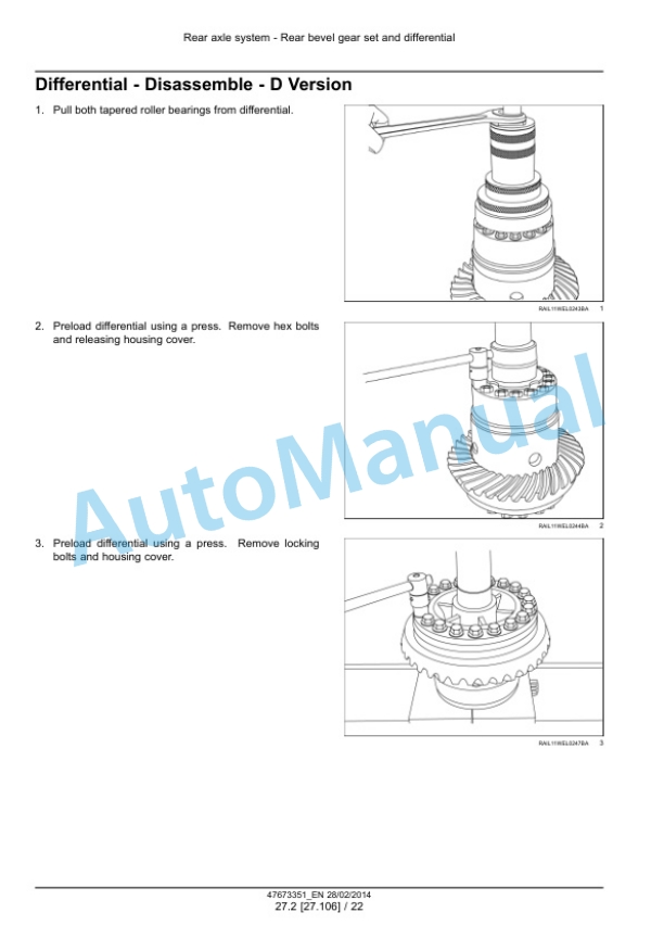 New Holland W190C, W230C Tier 4A Interim Wheel Loader Service Manual 47865327 4 New Holland W190C, W230C Tier 4A Interim Wheel Loader Service Manual 47865327 - Image 4