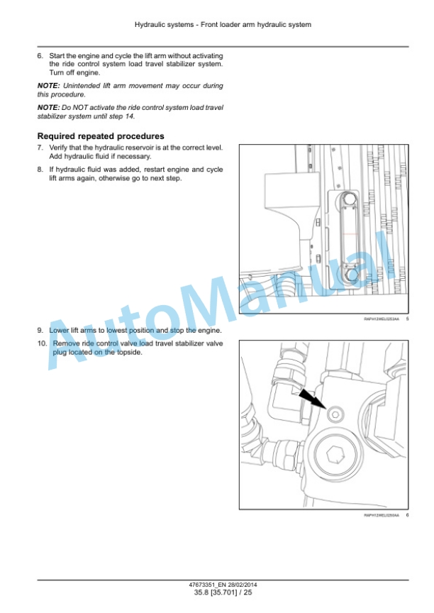 New Holland W190C, W230C Tier 4A Interim Wheel Loader Service Manual 47865328 3 New Holland W190C, W230C Tier 4A Interim Wheel Loader Service Manual 47865328 - Image 3