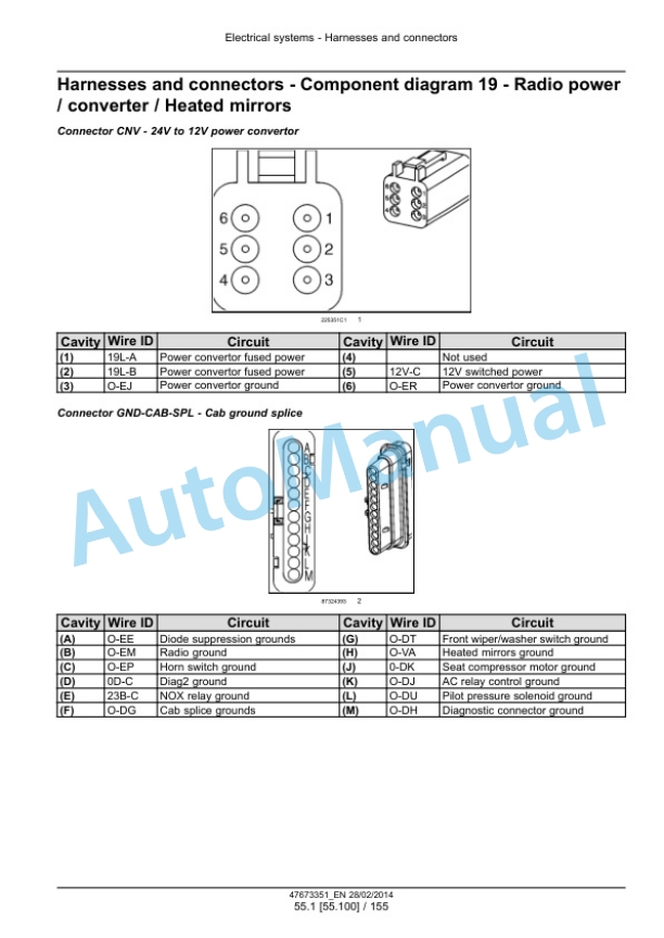 New Holland W190C, W230C Tier 4A Interim Wheel Loader Service Manual 47865329 3 New Holland W190C, W230C Tier 4A Interim Wheel Loader Service Manual 47865329 - Image 3