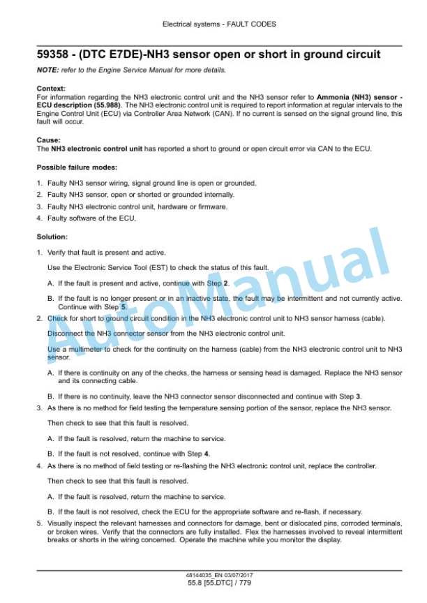New Holland W190D Stage IV Wheel Loader Service Manual 48144035 5 New Holland W190D Stage IV Wheel Loader Service Manual 48144035 - Image 5