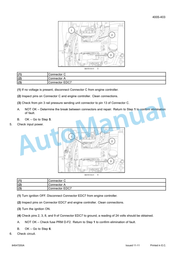 New Holland W270C, W300C Wheel Loader Service Manual 84547255A 3 New Holland W270C, W300C Wheel Loader Service Manual 84547255A - Image 3