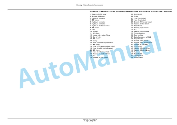 New Holland W270D, W300D Tier 2 Wheel Loader Service Manual 48083746 3 New Holland W270D, W300D Tier 2 Wheel Loader Service Manual 48083746 - Image 3