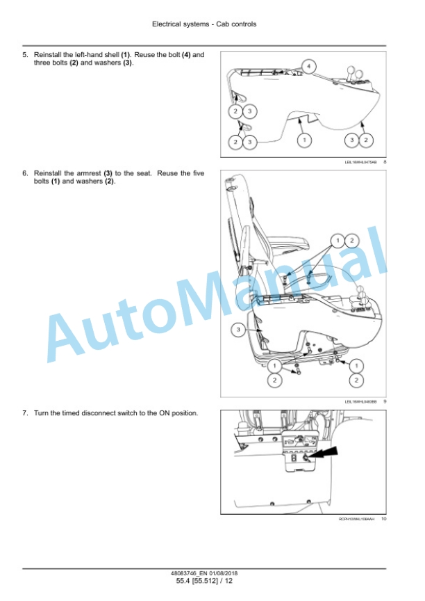 New Holland W270D, W300D Tier 2 Wheel Loader Service Manual 48083746 4 New Holland W270D, W300D Tier 2 Wheel Loader Service Manual 48083746 - Image 4