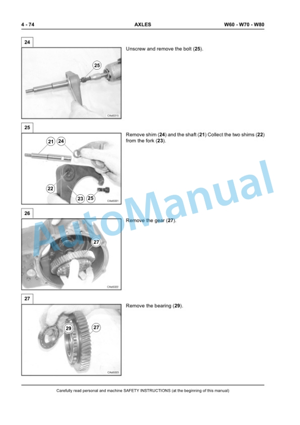 New Holland W50, W60, W70, W80 Wheel Loader Workshop Manual 60413577EN 3 New Holland W50, W60, W70, W80 Wheel Loader Workshop Manual 60413577EN - Image 3