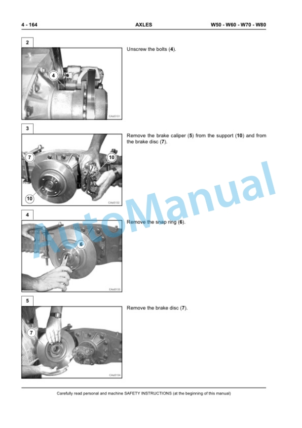 New Holland W50, W60, W70, W80 Wheel Loader Workshop Manual 60413577EN 4 New Holland W50, W60, W70, W80 Wheel Loader Workshop Manual 60413577EN - Image 4