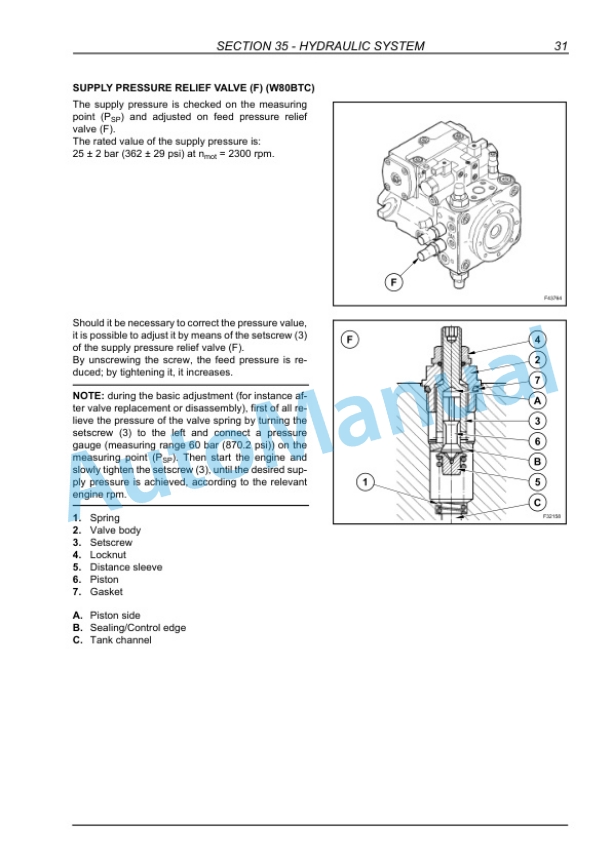 New Holland W50BTC, W60BTC, W70BTC, W80BTC Wheel Loader Repair Manual 87734623 4 New Holland W50BTC, W60BTC, W70BTC, W80BTC Wheel Loader Repair Manual 87734623-4