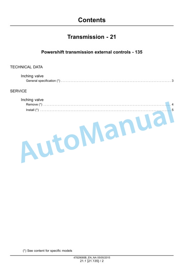New Holland W50C, W60C, W70C, W80C Tier 4B Final Compact Wheel Loader Service Manual 47878214 3 New Holland W50C, W60C, W70C, W80C Tier 4B Final Compact Wheel Loader Service Manual 47878214 - Image 3