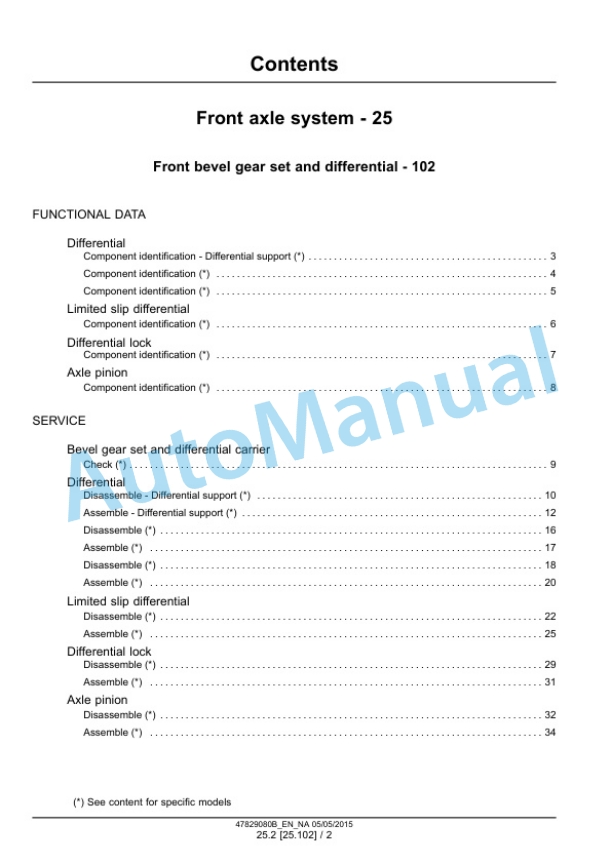 New Holland W50C, W60C, W70C, W80C Tier 4B Final Compact Wheel Loader Service Manual 47878214 4 New Holland W50C, W60C, W70C, W80C Tier 4B Final Compact Wheel Loader Service Manual 47878214 - Image 4