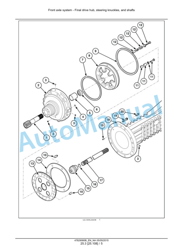 New Holland W50C, W60C, W70C, W80C Tier 4B Final Compact Wheel Loader Service Manual 47878214 5 New Holland W50C, W60C, W70C, W80C Tier 4B Final Compact Wheel Loader Service Manual 47878214 - Image 5