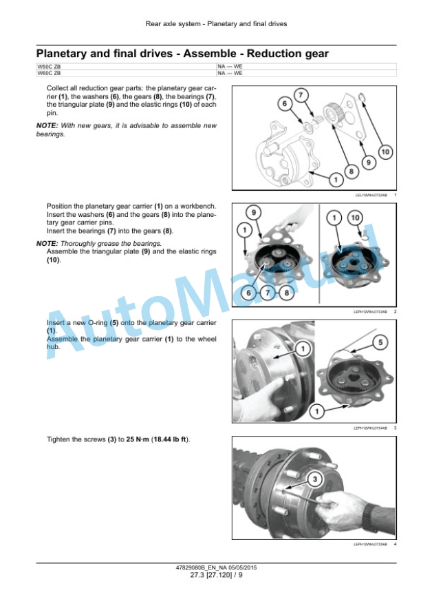 New Holland W50C, W60C, W70C, W80C Tier 4B Final Compact Wheel Loader Service Manual 47878215 3 New Holland W50C, W60C, W70C, W80C Tier 4B Final Compact Wheel Loader Service Manual 47878215 - Image 3