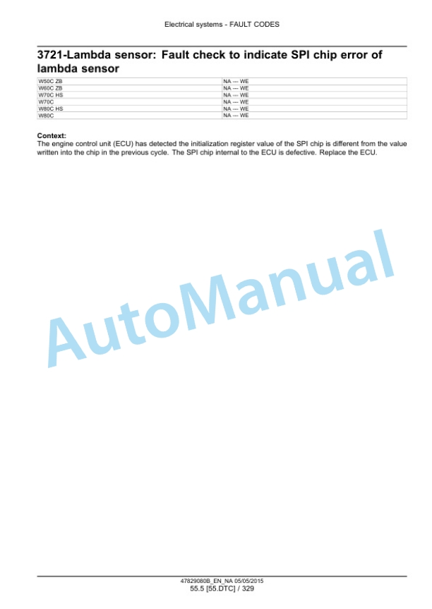 New Holland W50C, W60C, W70C, W80C Tier 4B Final Compact Wheel Loader Service Manual 47878218 2 New Holland W50C, W60C, W70C, W80C Tier 4B Final Compact Wheel Loader Service Manual 47878218-2