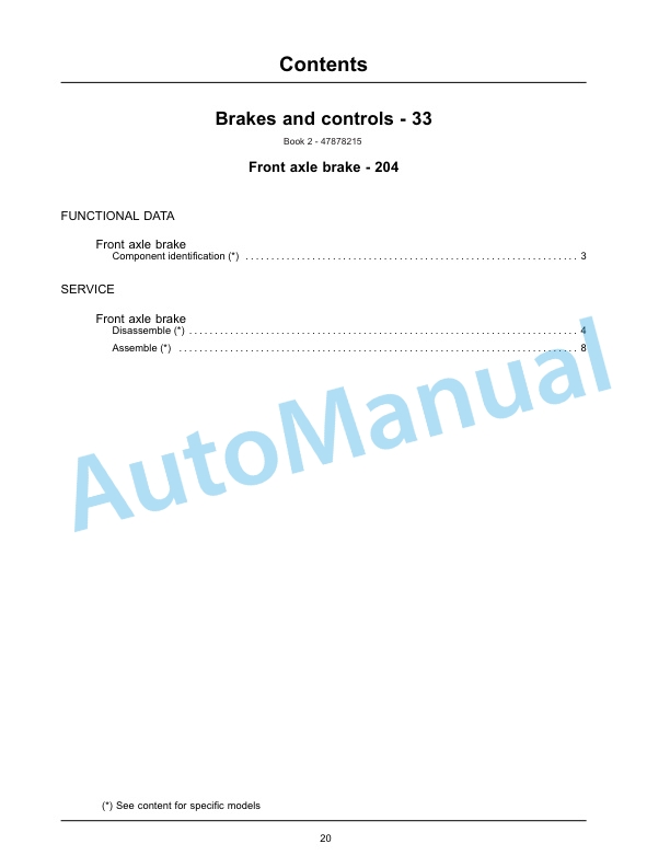 New Holland W50C, W60C, W70C, W80C Tier 4B Final Compact Wheel Loader Service Manual 47878219 3 New Holland W50C, W60C, W70C, W80C Tier 4B Final Compact Wheel Loader Service Manual 47878219-3