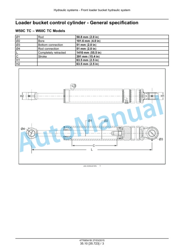 New Holland W50C, W60C, W70C, W80C Tier4 Compact Wheel Loader Service Manual 47768541B 3 New Holland W50C, W60C, W70C, W80C Tier4 Compact Wheel Loader Service Manual 47768541B - Image 3