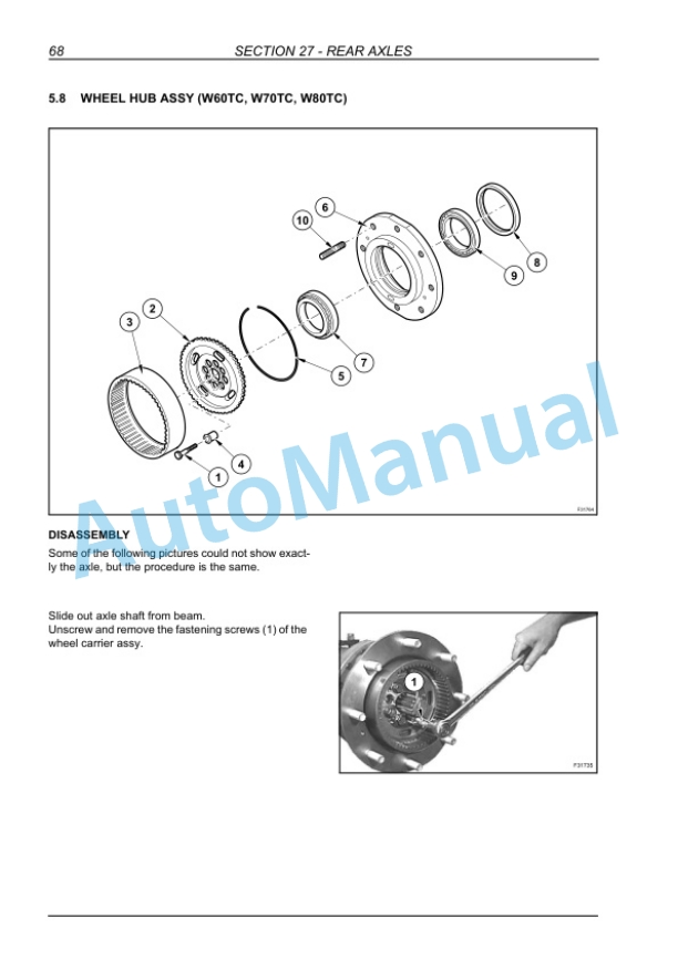 New Holland W50TC, W60TC, W70TC, W80TC Wheel Loader Repair Manual 87618246 3 New Holland W50TC, W60TC, W70TC, W80TC Wheel Loader Repair Manual 87618246 - Image 3
