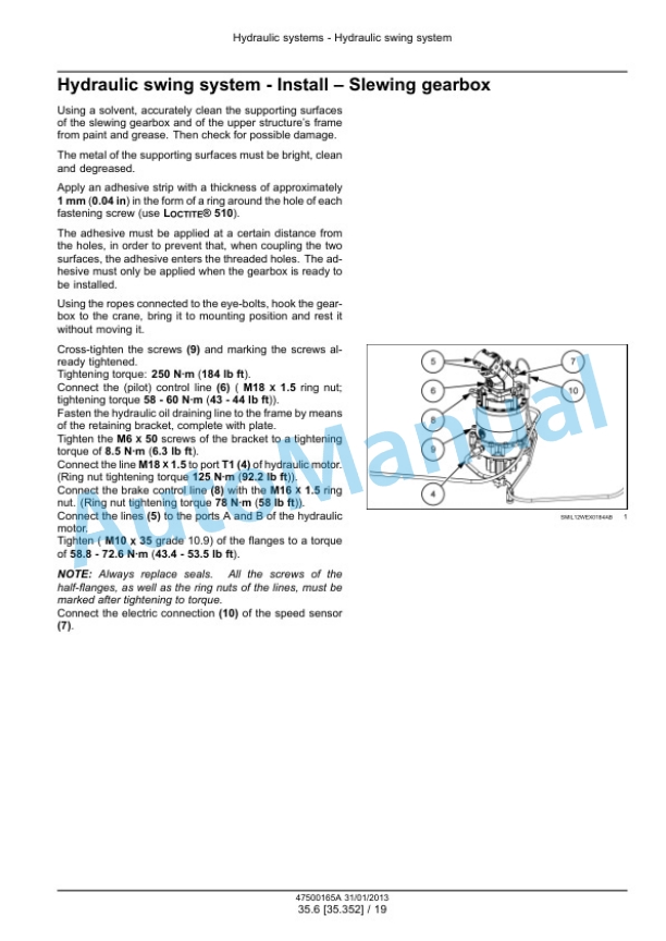 New Holland WE150B Wheeled Excavator Service Manual 47500165 3 New Holland WE150B Wheeled Excavator Service Manual 47500165 - Image 3