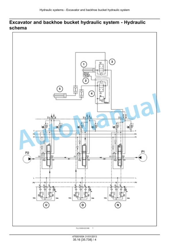 New Holland WE150B Wheeled Excavator Service Manual 47500165 4 New Holland WE150B Wheeled Excavator Service Manual 47500165 - Image 4