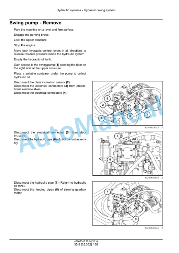 New Holland WE150B Wheeled Excavator Service Manual 48005347 3 New Holland WE150B Wheeled Excavator Service Manual 48005347 - Image 3