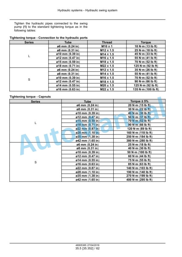 New Holland WE170B, WE190B Wheeled Excavator Service Manual 48005365 3 New Holland WE170B, WE190B Wheeled Excavator Service Manual 48005365 - Image 3