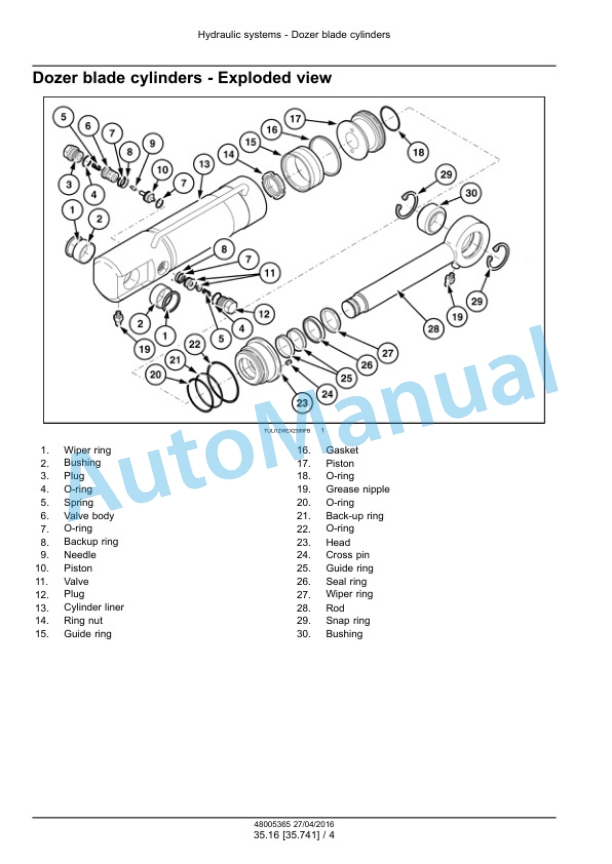 New Holland WE170B, WE190B Wheeled Excavator Service Manual 48005365 4 New Holland WE170B, WE190B Wheeled Excavator Service Manual 48005365 - Image 4