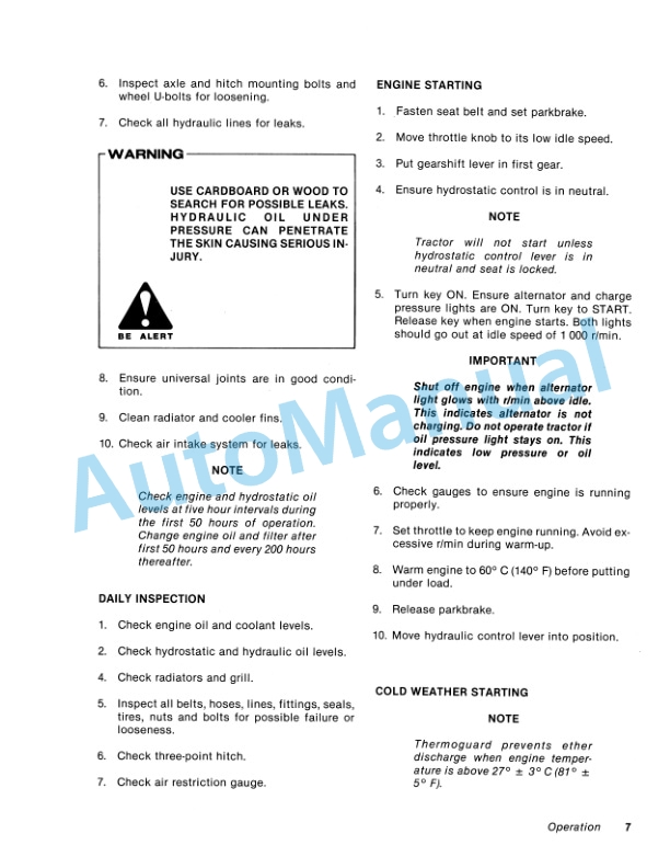 Versatile 160 Tractor Operation and Maintenance Manual 42016010 2 Versatile 160 Tractor Operation and Maintenance Manual 42016010-2