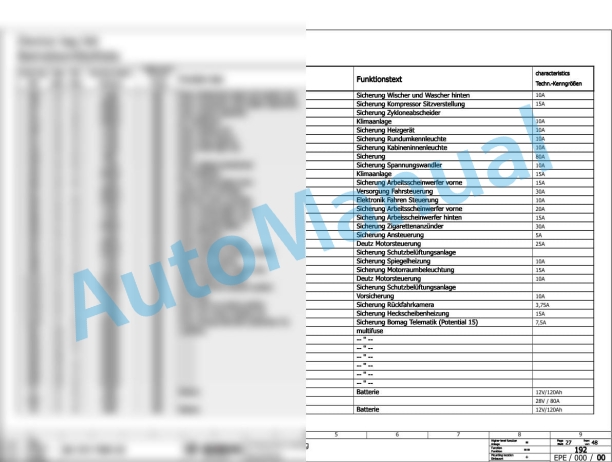 Bomag BC 572 RB-2 Refuse Compactor Electric, Hydraulic Schematics Diagram 101570671001 - 101570671017 2 Bomag BC 572 RB-2 Refuse Compactor Electric, Hydraulic Schematics Diagram 101570671001 - 101570671017-2