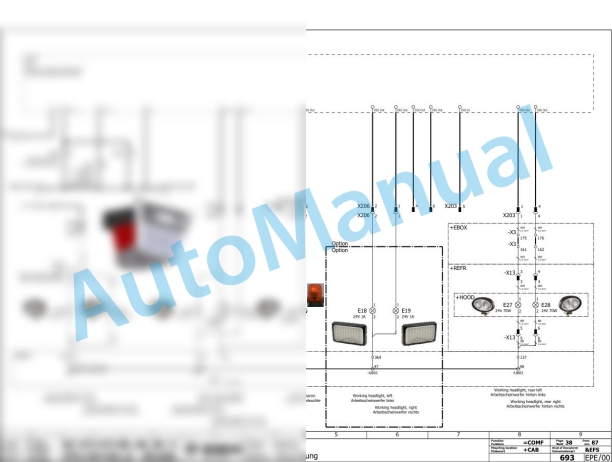 Bomag BC 573 RB-5 Refuse Compactor Electric, Hydraulic Schematics Diagram 101930241001 - 101930249999 3 Bomag BC 573 RB-5 Refuse Compactor Electric, Hydraulic Schematics Diagram 101930241001 - 101930249999-3