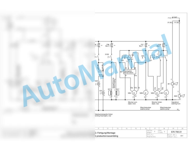 Bomag BC 671 RS Refuse Compactor Electric, Hydraulic Schematics Diagram 101570351018 - 101570351021 2 Bomag BC 671 RS Refuse Compactor Electric, Hydraulic Schematics Diagram 101570351018 - 101570351021-2