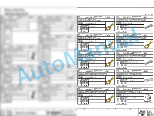 Bomag BC 873 RB-5 Refuse Compactor Electric, Hydraulic Schematics Diagram 101930401001 - 101930409999 3 Bomag BC 873 RB-5 Refuse Compactor Electric, Hydraulic Schematics Diagram 101930401001 - 101930409999-3