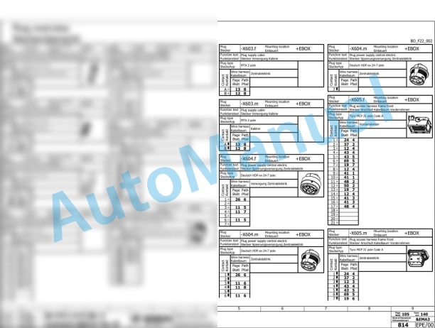 Bomag BC 973 RB-5 Refuse Compactor Electric, Hydraulic Schematics Diagram 101930611001 - 101930619999 3 Bomag BC 973 RB-5 Refuse Compactor Electric, Hydraulic Schematics Diagram 101930611001 - 101930619999-3