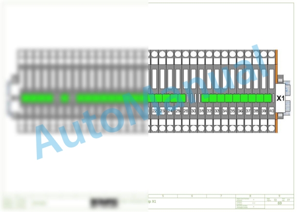 Bomag BF 300 C Asphalt Paver Electric Schematics Diagram 821837571005 - 821837571043 2 Bomag BF 300 C Asphalt Paver Electric Schematics Diagram 821837571005 - 821837571043-2
