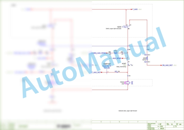 Bomag BF 300 P S340 TV Asphalt Paver Electric Schematics Diagram 821837811027 - 821837819999 2 Bomag BF 300 P S340 TV Asphalt Paver Electric Schematics Diagram 821837811027 - 821837819999-2