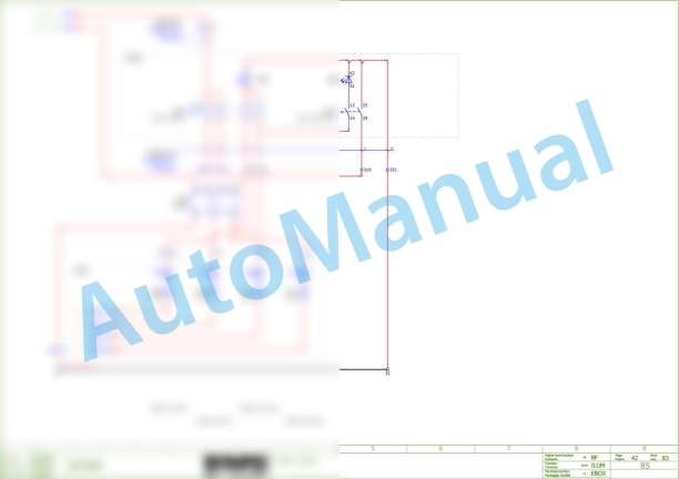 Bomag BF 300 P S340 V Asphalt Paver Electric Schematics Diagram 821837681001 - 821837681023 2 Bomag BF 300 P S340 V Asphalt Paver Electric Schematics Diagram 821837681001 - 821837681023-2
